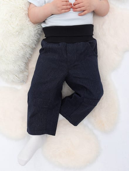 RobyKris Baby Broek - Katoen - Blauw - Maat 80-86