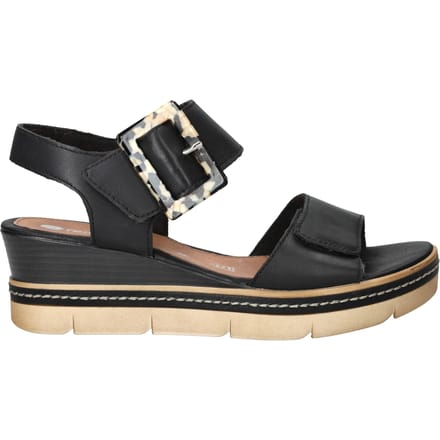 Remonte -Dames - zwart - sandalen - maat 36
