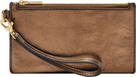 FOSSIL Polstas Utensil zak Gift Wristlet Bronze Brons