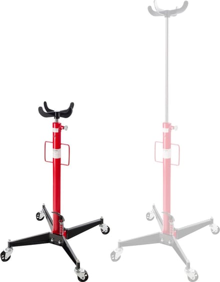 AREBOS Transmissie krik motorblok lift - hydraulisch - 0,5 ton - 105-185 cm