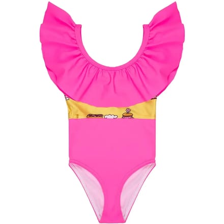 1-delig meisjes zwempak Raspberry Republic UV50+