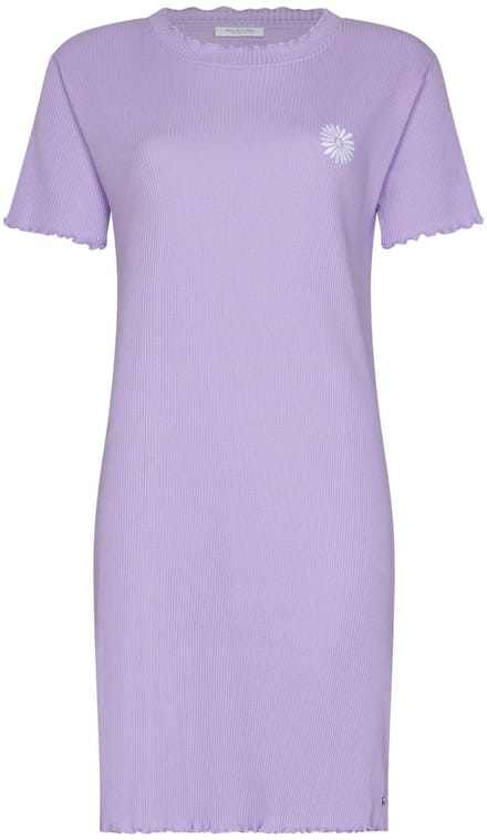 MyRebelle - Nachthemd - Waterflower - Katoen/Polyester - Rib - Paars - Maat 40