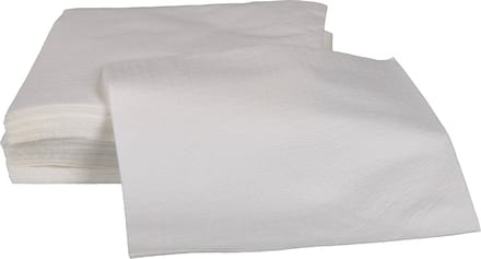 servetten wit 33x33 cm 1-laags (1000 stuks)
