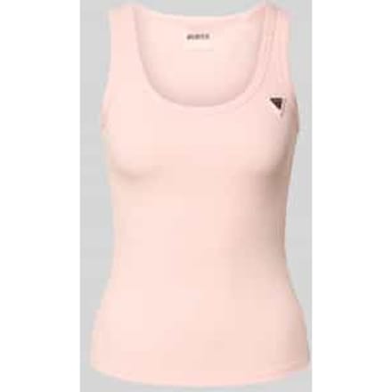 slim fit top van viscosemix model 'Colette'