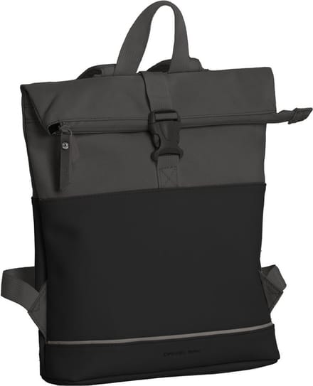 Daniel Ray Allentown Rolltop Laptop Rugzak Waterproof - Zwart / Grijs