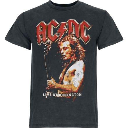 AC/DC Live at Donington Heren T-shirt - zwart - M