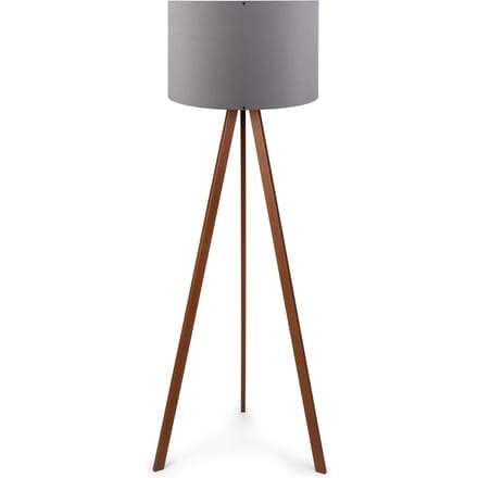 Asir - Vloerlamp - Grijs en Bruin - 38 x 140 cm