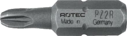 Rotec PRO Schroefbit PZ 2R, gereduceerd, L=25, C6.3, BASIC (vpe 10)