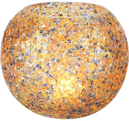 Dekoratief | Theelichthouder 'Multi Madness', glas, 14x14x12cm | A258268