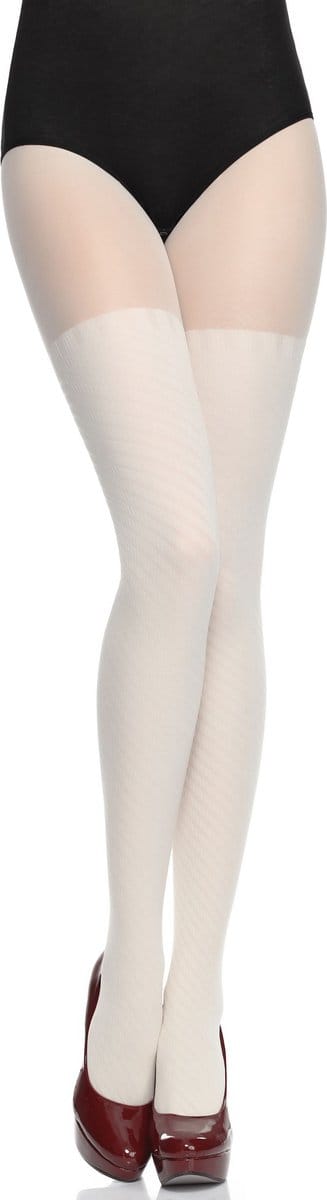 Merry Style Dames Panty - 60 DEN - Halsterloos - Polyamide - MS-GB-355 - Ecru - S