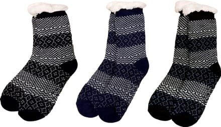 Belucci Warme Antislip Huissokken set van 3 paar ! Maat 40-45