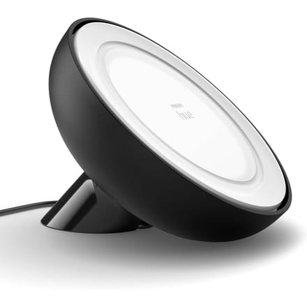 Philips Hue White & Color Ambiance, lampe Bloom, Noir, compatible Bluetooth, fonctionne avec Alexa, Google et Homekit