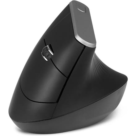 2.4G draadloze optische muis verticale muis 6 toetsen ergonomische muizen met 3-versnellingen instelbare DPI voor pc zwart
