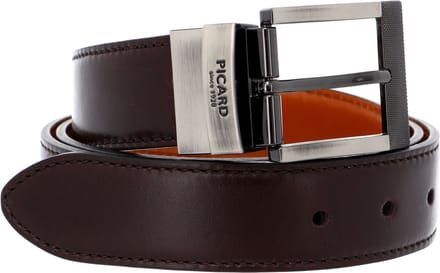 PICARD Riem Belt 2 Leather Belt W115 Schoko / Cognac Bruine