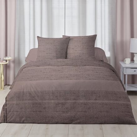 Luxe Dekbedovertrek Flanel - Winter - 240 x 220 cm - Olam Taupe