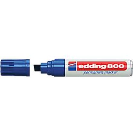 Edding - Viltstift edding 800 schuin blauw 4-12mm | 5 stuks