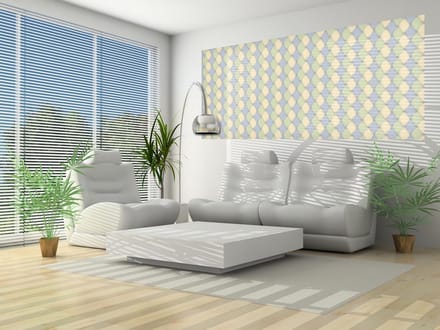 Modern Abstract Diamond Photo Wallcovering