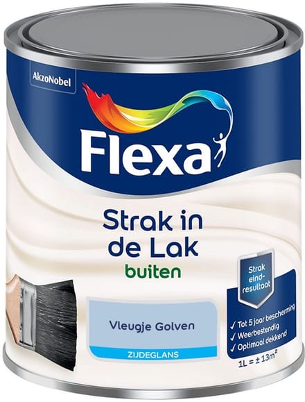 Flexa - Strak In De Lak Buitenlak Zijdeglans - Vleugje Golven - Mengverf - 1 L