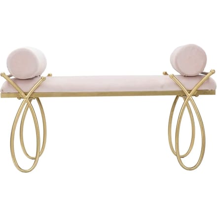 Bankje Ribbon Pink 112,5×49×53 cm