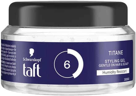 Taft Power gel titane pot 250 Milliliter