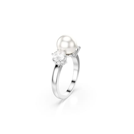 Swarovski Matrix Merklogo Kristallen Ring Damesring Wit 5689630 Box (Random Color) white