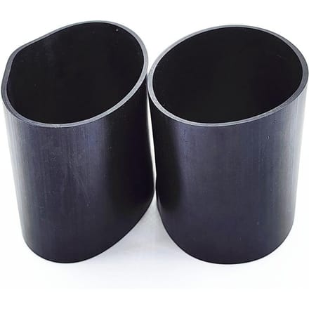 2 stuks Luchtinlaat Flexibele Adapter Rubber Voor Can-Am Outlander 400 / Max 400 2004-2008 black