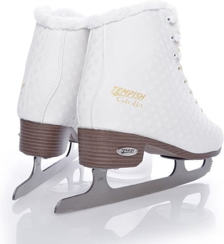 Tempish – Giulia – Kunstschaatsen – Schaatsen Dames – Wit – Stevige Enkelsteun & RVS Kunstschaatsijzer – Maat EU 37