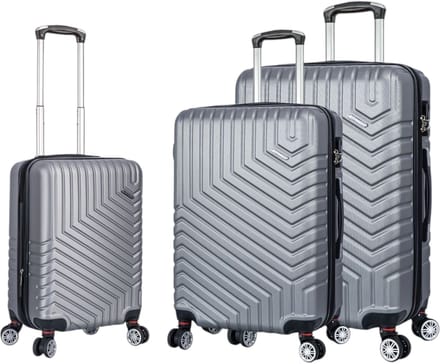Madisson - kofferset - 3 stuks - Reiskoffer met 4 wielen - grijs