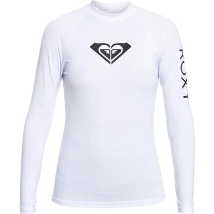 Roxy - UV Rashguard voor dames - Whole Hearted - Longsleeve - Bright White - maat XL (42)