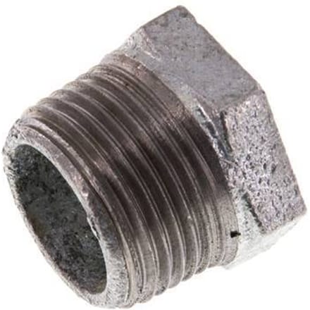R 1'' x Rp 3/4'' M/F Verzinkt Gietijzeren Verloopring 25 Bar [5 Stuks]