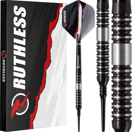 Soft Tip Darts Set 18g Zwart - Professionele Tungsten Dartpijlen met Titanium Coating