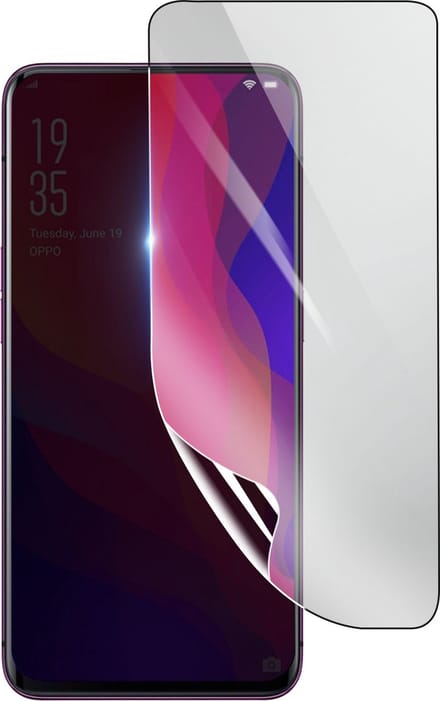 3mk, Geschikt voor Oppo Find X, Schokbestendige Hydrogel Screenprotector, Transparant