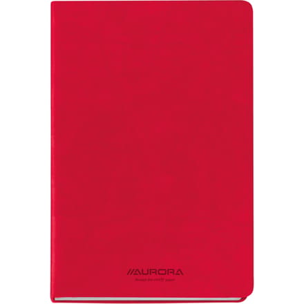Notitieboek Aurora Capri A5 192blz lijn 80gr rood