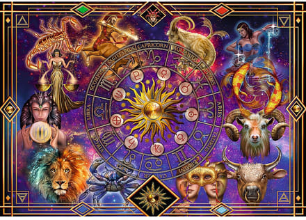 Trefl puzzel - spiraal dierenriemtekens - 1040 stukjes astrologie.