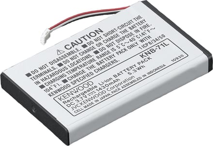 Kenwood KNB-71L Batterypack voor de Kenwood PKT-23e