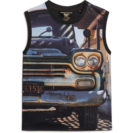 Superdry Hemdtopje met Subprint Multi Grootte: 38