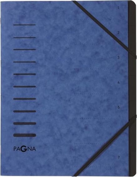 Pagna 1554277 Ordner Blauw Din A4 Pressspankarton Aantal Vakken: 7