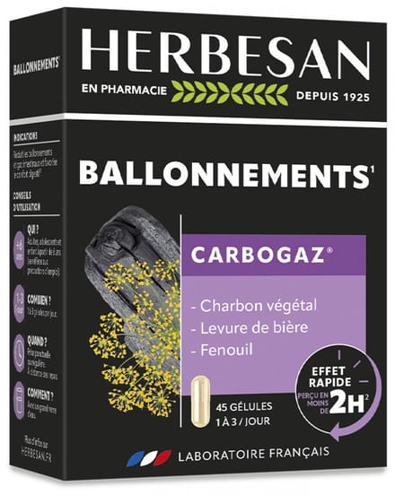 Herbesan Carbogaz 45 Capsules
