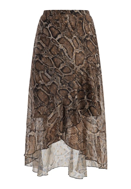 Faina midirok Dames beige slang