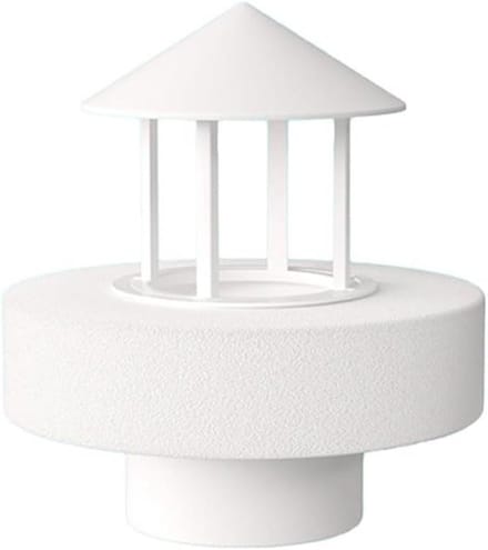 Mistmaker Verstuiver - Luchtbevochtiger Sproeier - Decoratieve Bevochtiging - Natuurlijk Rotsontwerp - 1 Pak - Wit