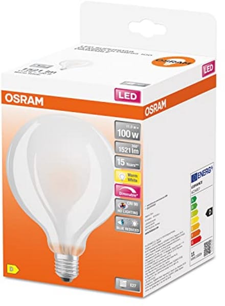 Dimbare LED Lamp met Hoge Kleurweergave E27 - Warm Wit 2700K - Vervanging voor 100W