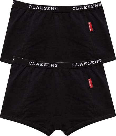 Claesen's® - Meisjes Boxershort 2-Pack ZwartCL 733-Black-2