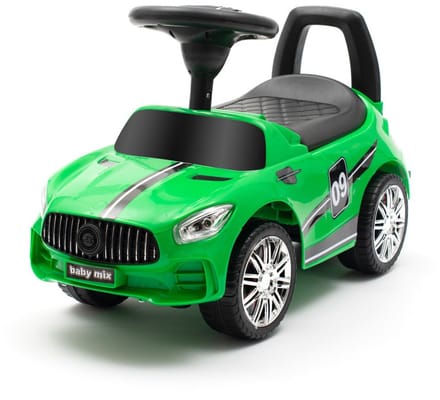 Baby Mix RACER loopauto met geluid groen - Loopfiets