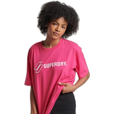 Superdry Dames tshirt Code Sl Applique Loose Tee
