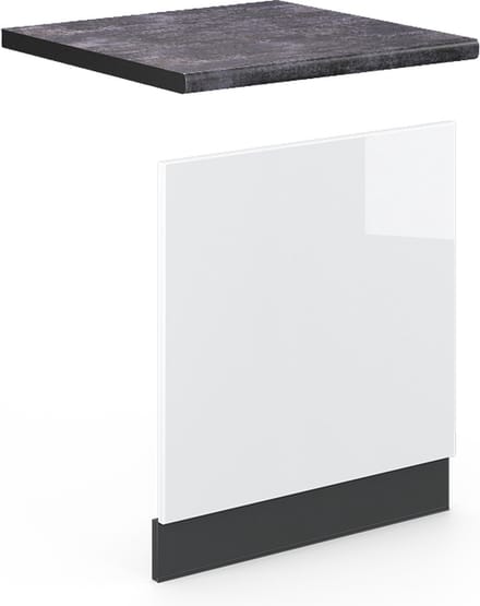 Vicco Fame-Line Frontpaneel – 60 cm, WB Antraciet Wit Hoogglans