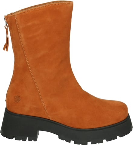 Apple of Eden - ARYA 10 - Laarsjes - Kleur: Cognac - Maat: 38