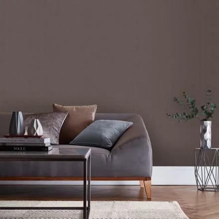 Decomode Vliesbehang Linen Shimmer - Bruin - 10,05 M X 52 Cm