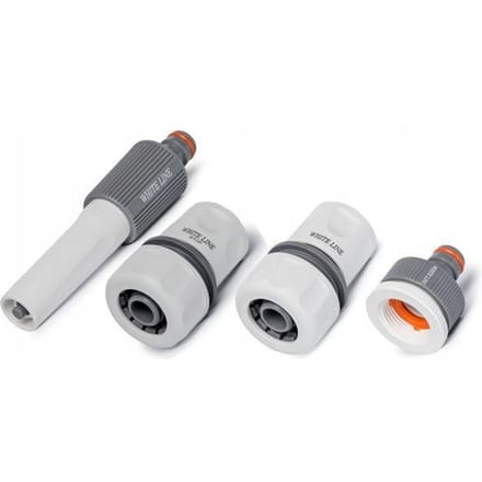 Bradas sproeikopset WHITE LINE 3/4 inch 4-delig