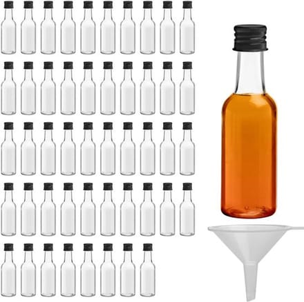 Allecto - Herbruikbare Mini-flessen - voor Feesten - 50 ml - Creatief
