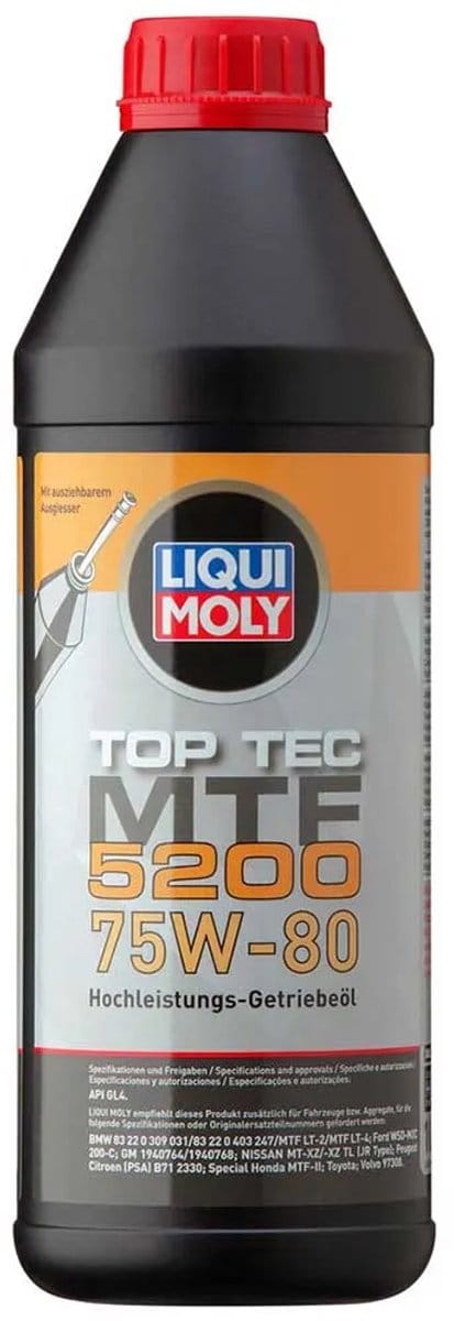 Liqui Moly Top Tec MTF 5200 75W80 Transmissie Olie 1 liter